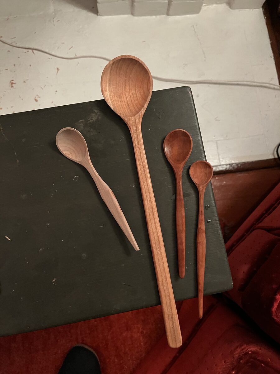 Carved spoons